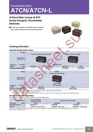 A7CN-106-1 datasheet  